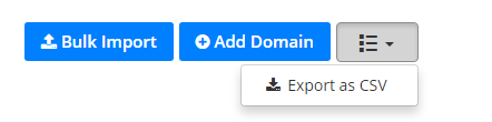 Export Domains